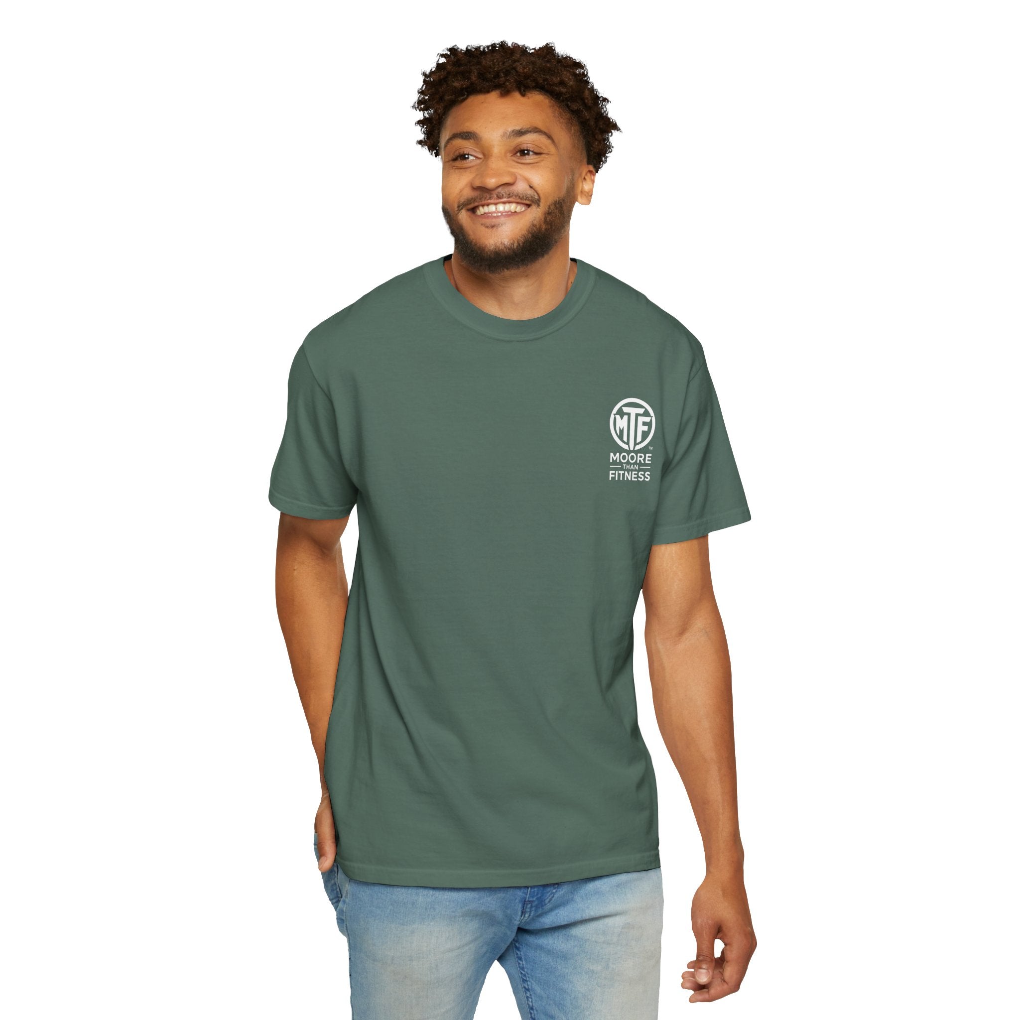 Discipline Builds Strength Purpose Builds Legacy T-Shirt — Moore Fitness Motivational Tee