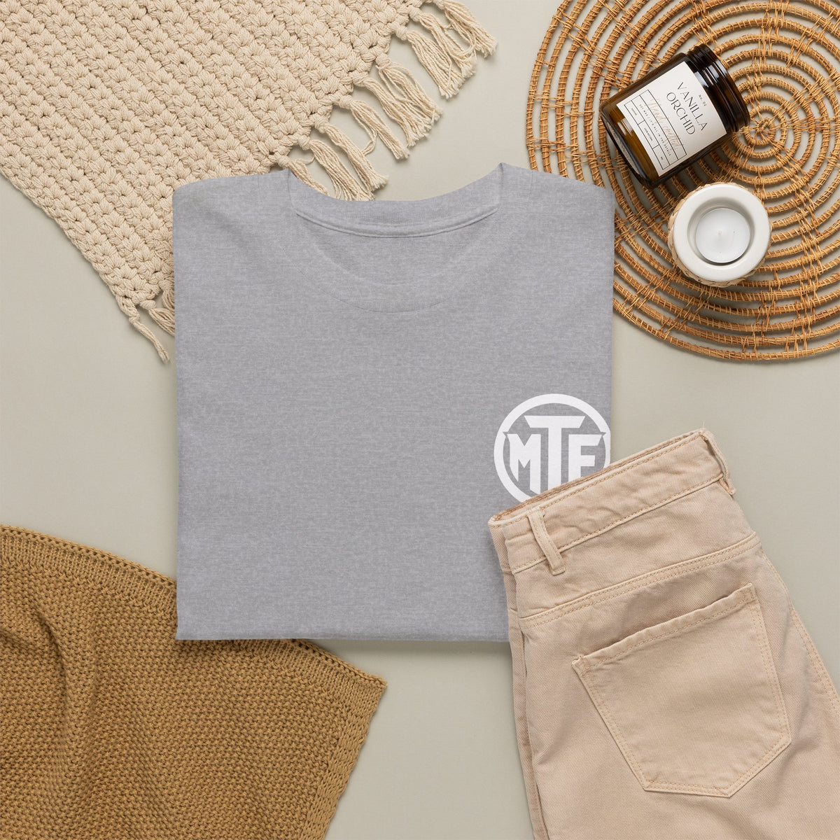 Moore Than Fitness Logo T‑Shirt — Gym Tee with MTF Emblem
