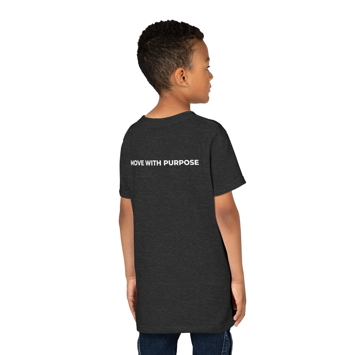 Youth Tee — Moore Than Fitness 'Become Moore' Logo Tee (Move With Purpose)