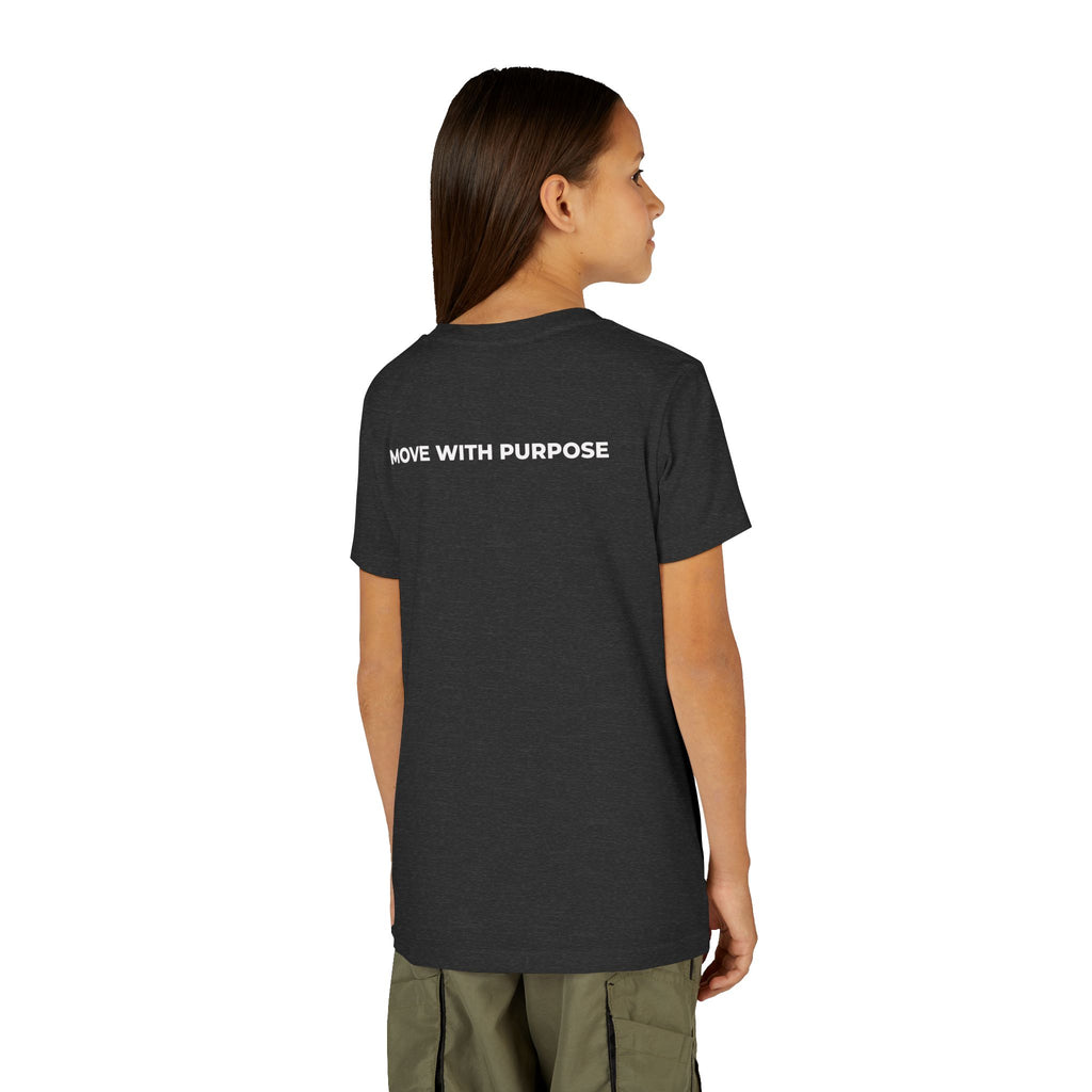 Youth Tee — Moore Than Fitness 'Become Moore' Logo Tee (Move With Purpose)