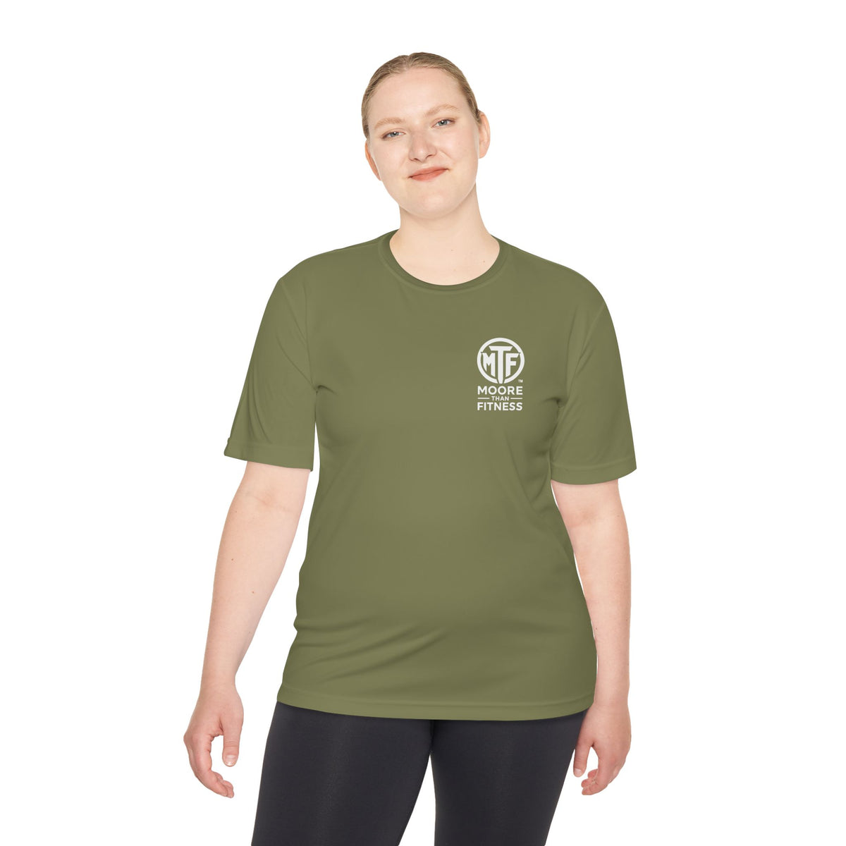 Moore Fitness 'Helping People Become More' Moisture-Wicking Tee