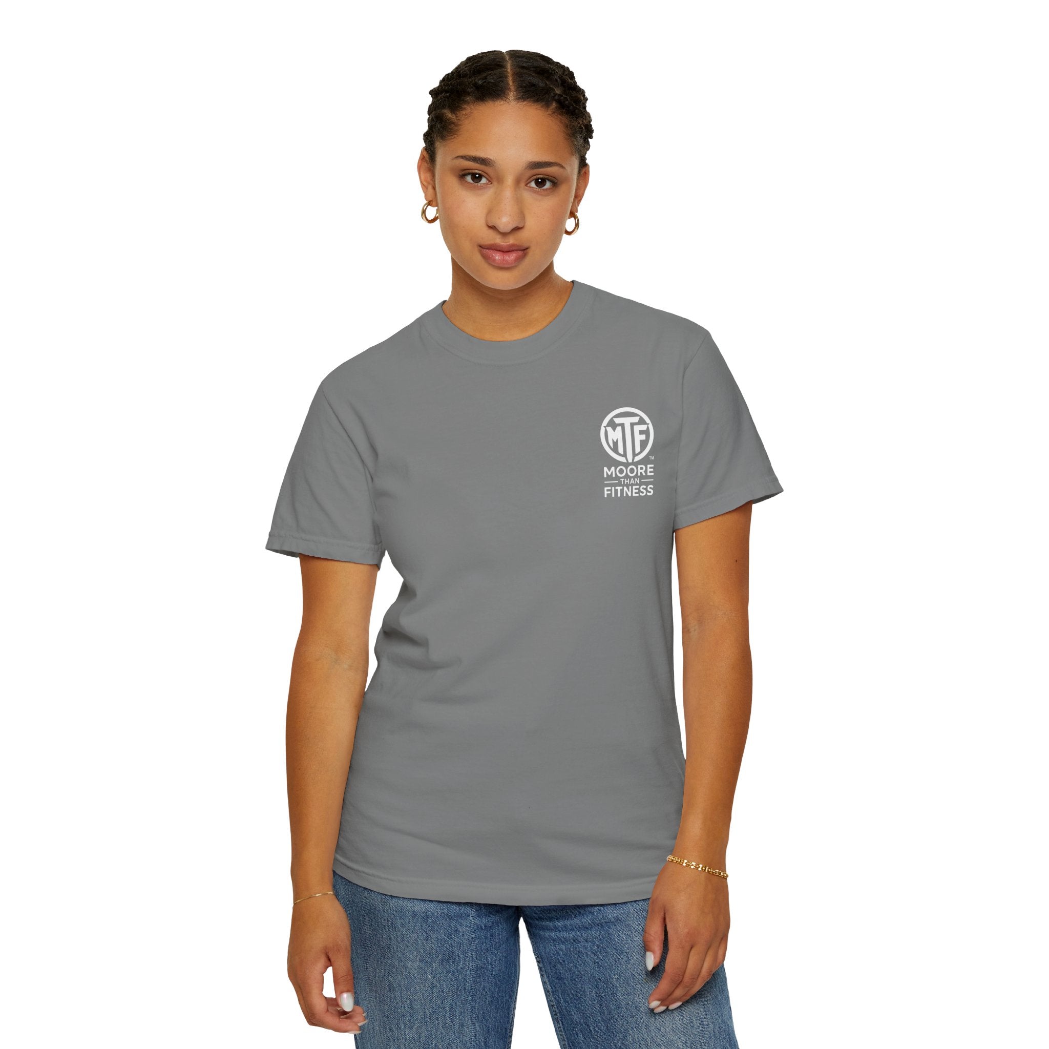 Discipline Builds Strength Purpose Builds Legacy T-Shirt — Moore Fitness Motivational Tee