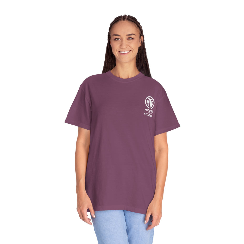 Discipline Builds Strength Purpose Builds Legacy T-Shirt — Moore Fitness Motivational Tee