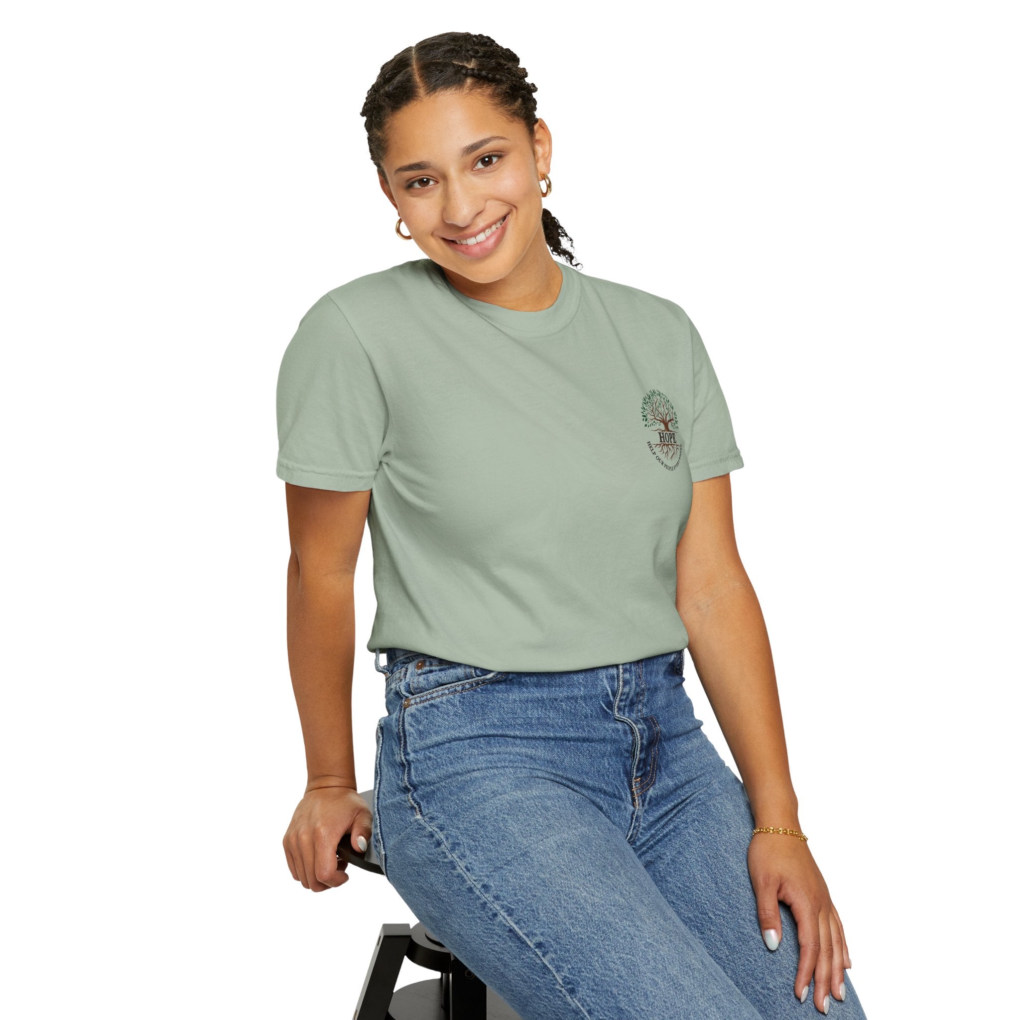 Hope Tree T-Shirt — "Help Our People Everywhere" Comfort Tee