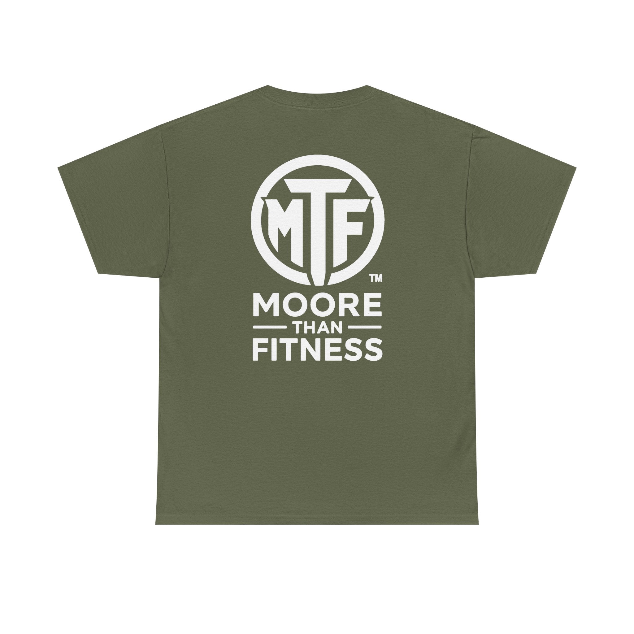 Moore Than Fitness Logo T‑Shirt — Gym Tee with MTF Emblem
