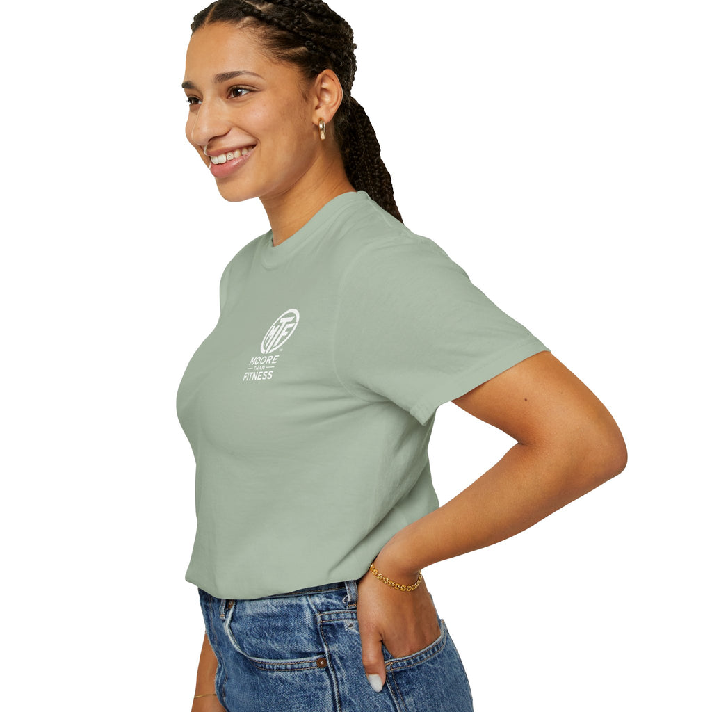 Discipline Builds Strength Purpose Builds Legacy T-Shirt — Moore Fitness Motivational Tee
