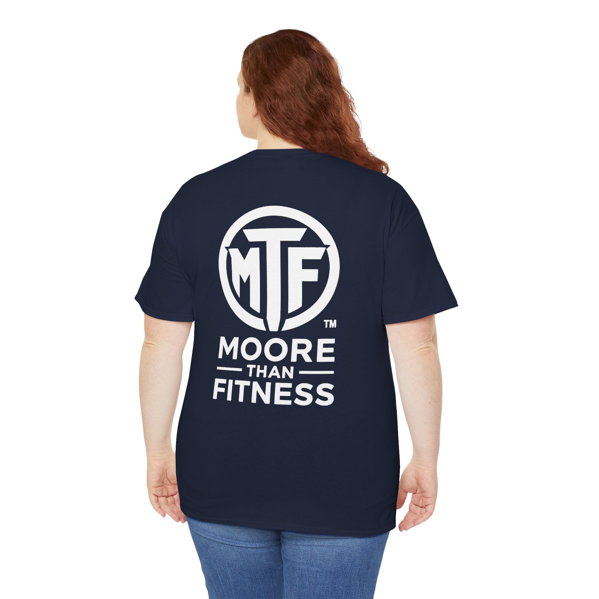 Moore Than Fitness Logo T‑Shirt — Gym Tee with MTF Emblem