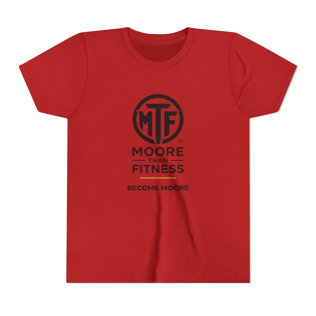 Youth Tee — Moore Than Fitness 'Become Moore' Logo Tee (Move With Purpose)