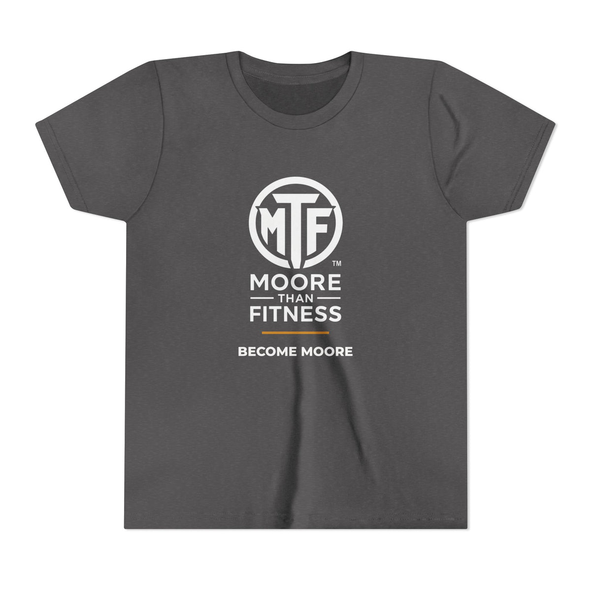 Youth Tee — Moore Than Fitness 'Become Moore' Logo Tee (Move With Purpose)