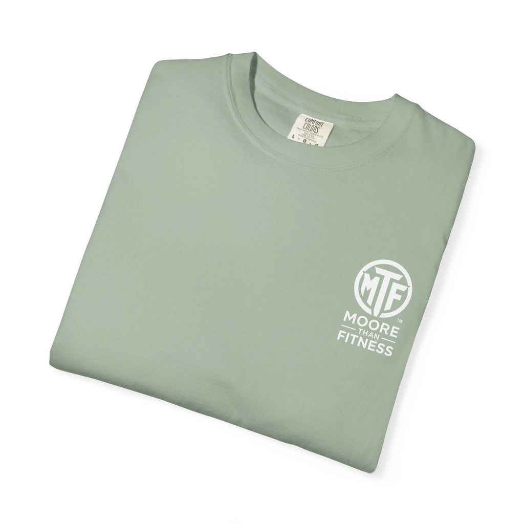 Discipline Builds Strength Purpose Builds Legacy T-Shirt — Moore Fitness Motivational Tee