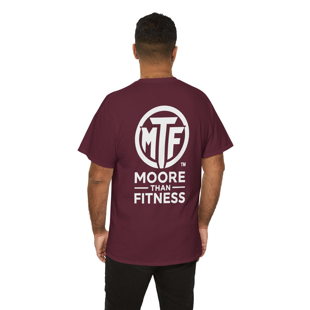 Moore Than Fitness Logo T‑Shirt — Gym Tee with MTF Emblem