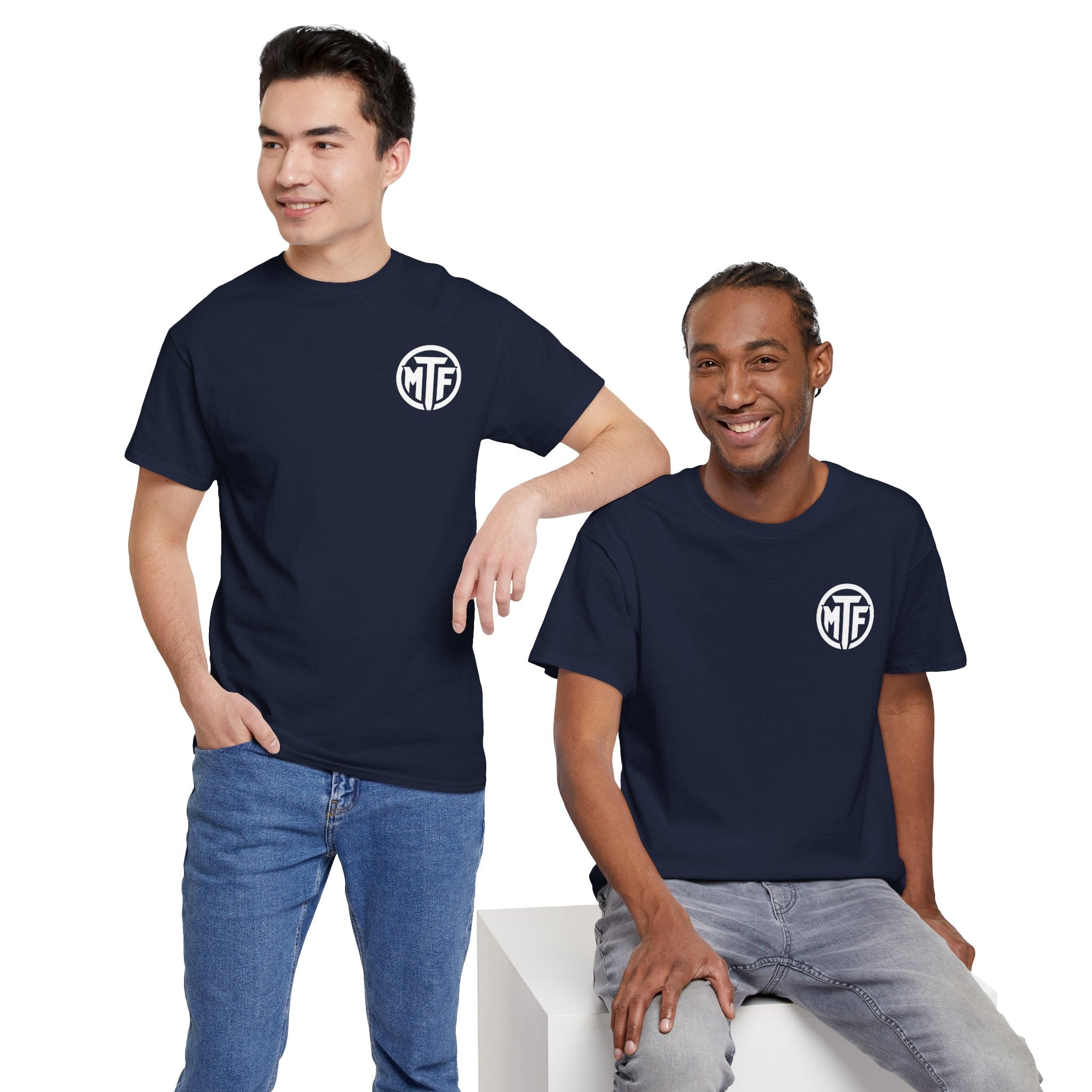 Moore Than Fitness Logo T‑Shirt — Gym Tee with MTF Emblem