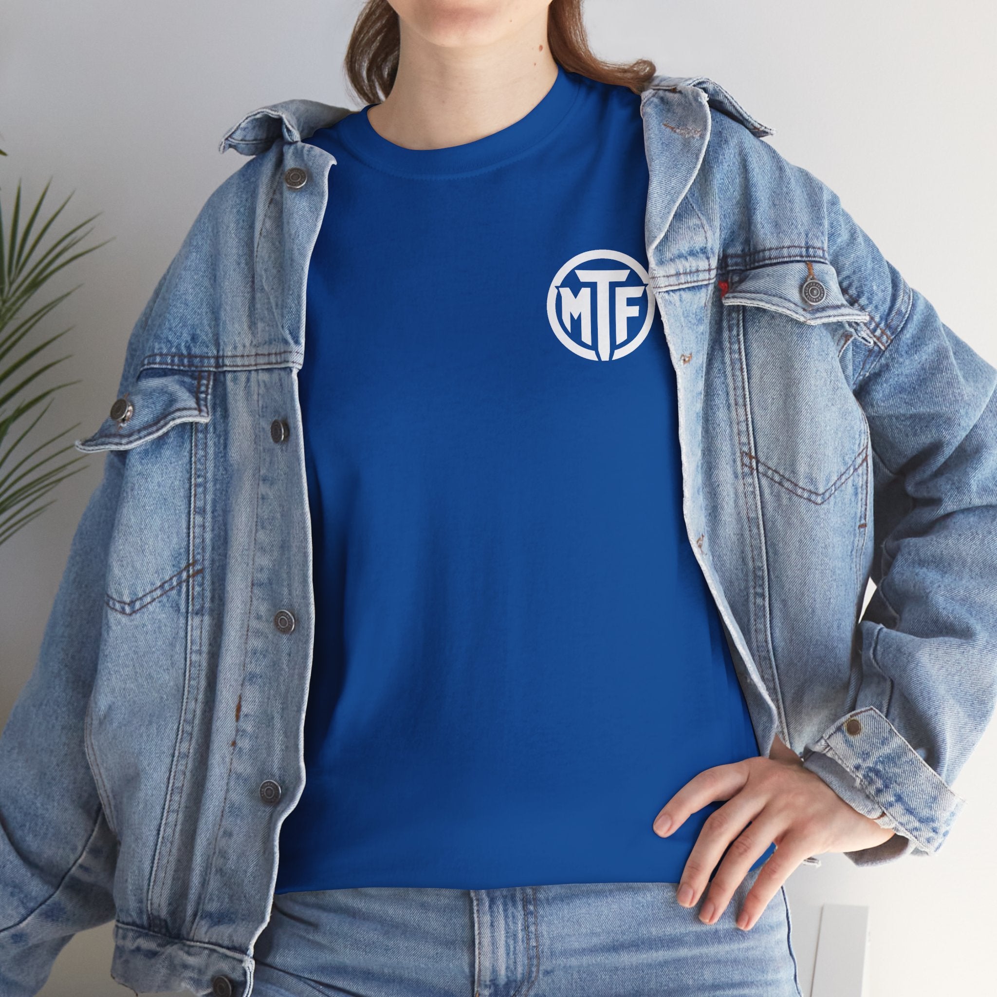 Moore Than Fitness Logo T‑Shirt — Gym Tee with MTF Emblem