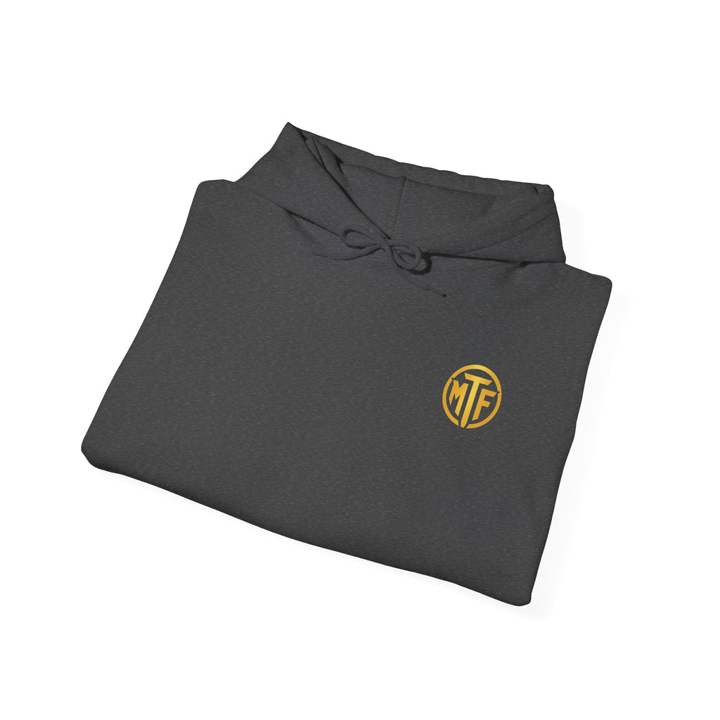 Signature Moore Than Fitness Logo Hoodie — "Become Moore" Sleeve Pullover