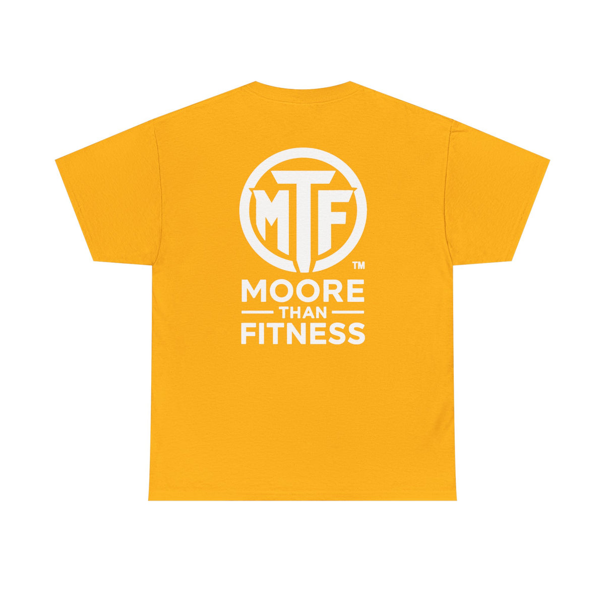 Moore Than Fitness Logo T‑Shirt — Gym Tee with MTF Emblem