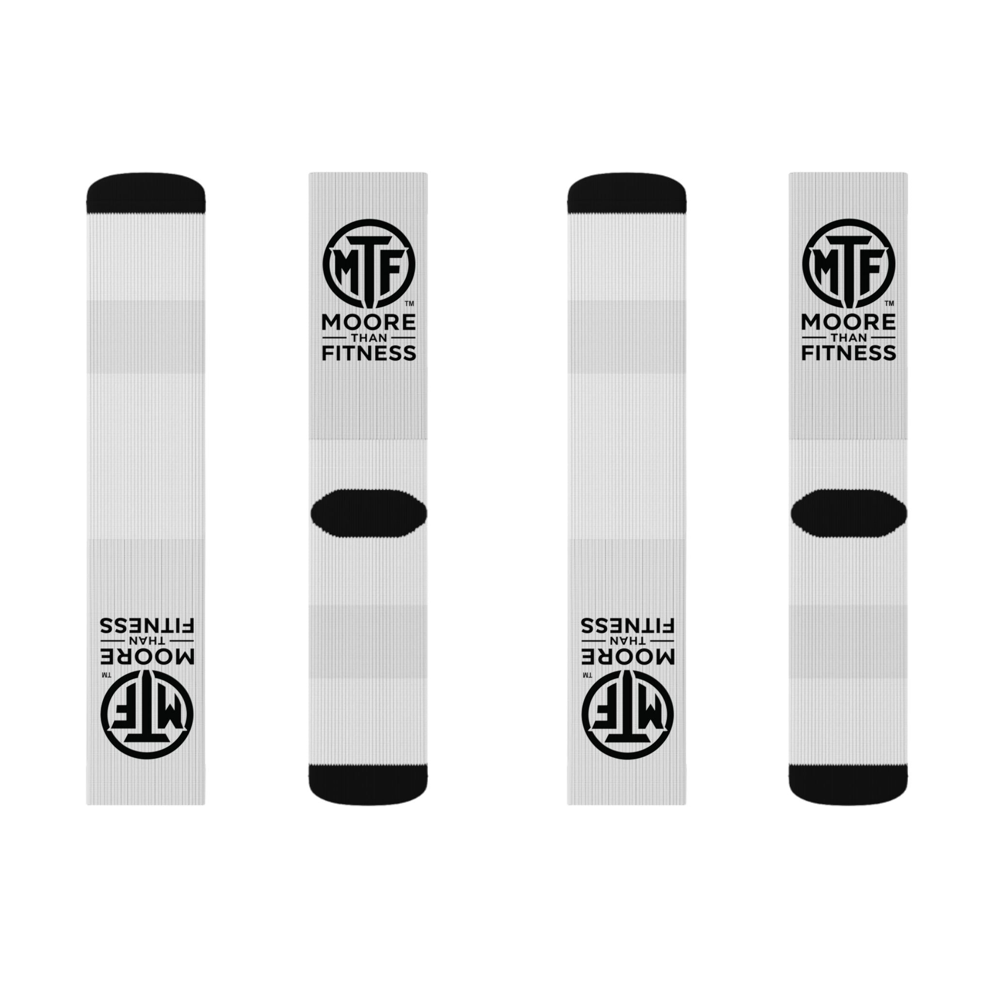 Moore Fitness Sublimation Crew Socks – Branded Athletic Performance Socks