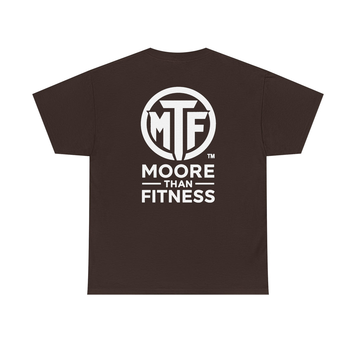Moore Than Fitness Logo T‑Shirt — Gym Tee with MTF Emblem