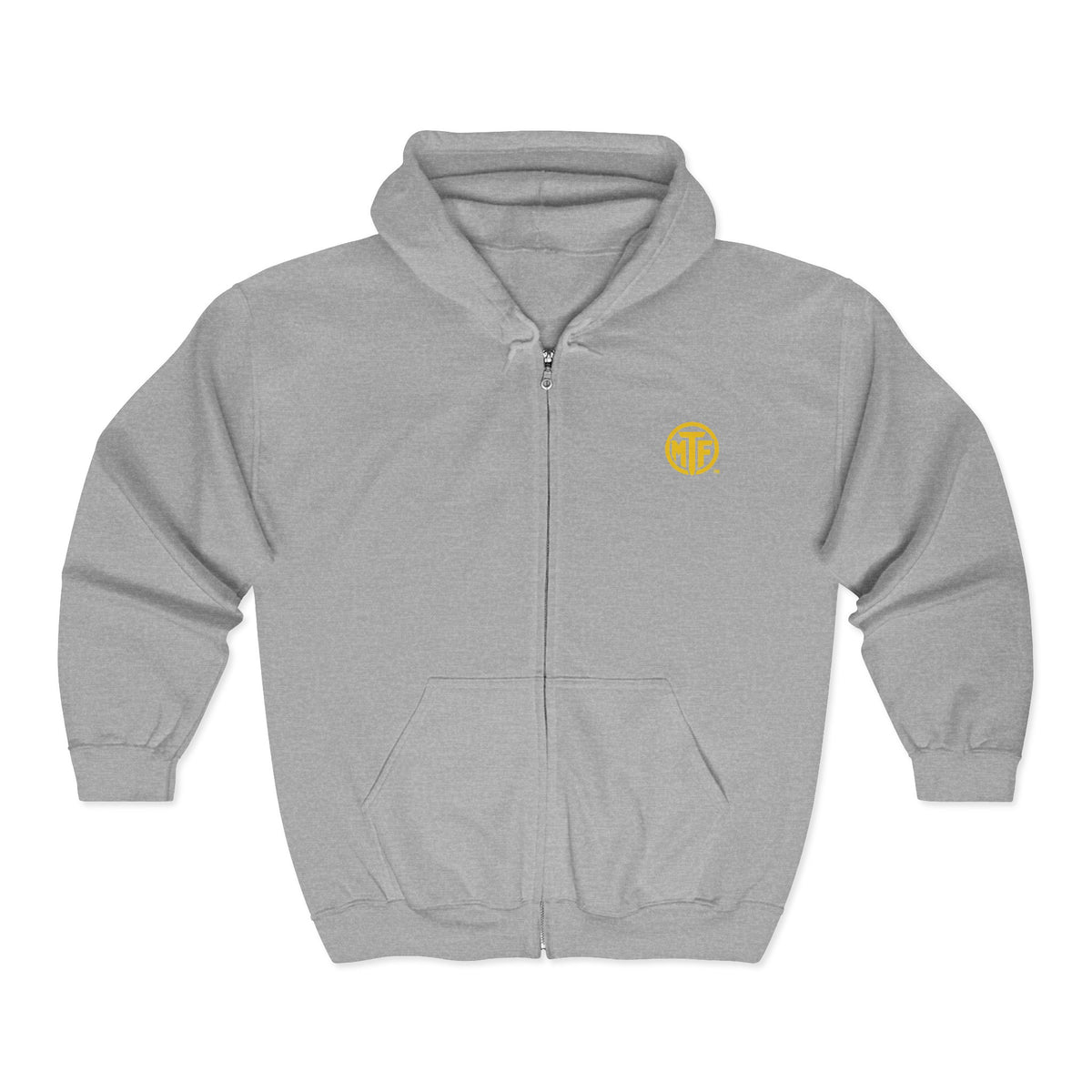 Become Moore Zip Hoodie — "Become Moore" Fitness Full-Zip Hooded Sweatshirt