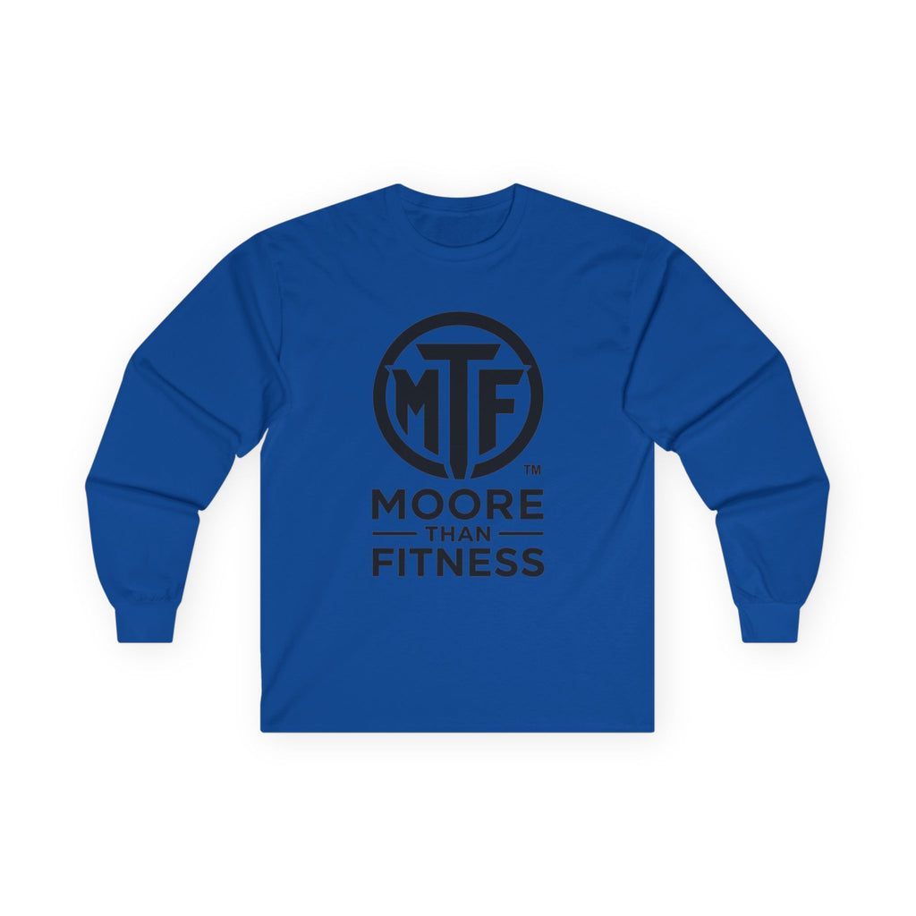 Moore Than Fitness Long Sleeve Tee — MTF Logo Athletic Shirt