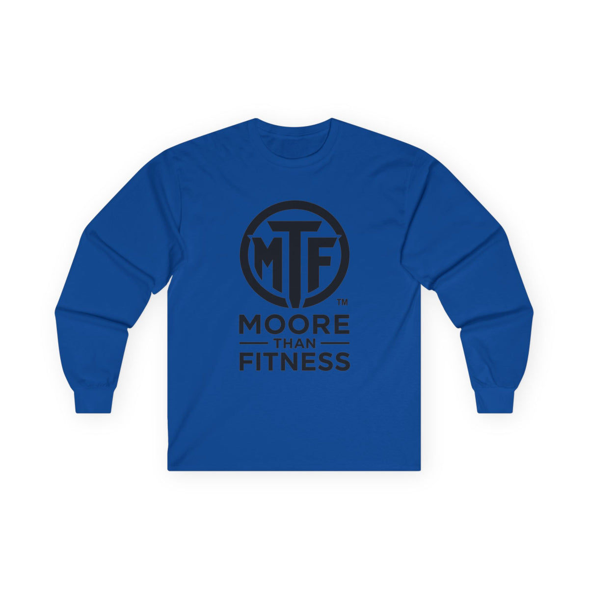 Moore Than Fitness Long Sleeve Tee — MTF Logo Athletic Shirt