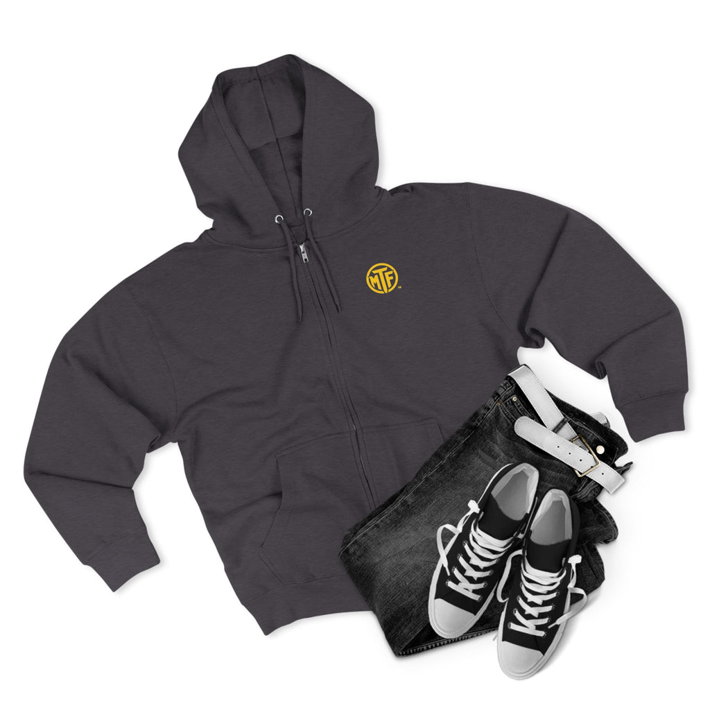 Move With Purpose Zip Hoodie — Moore Than Fitness Logo Fitness Hoodie