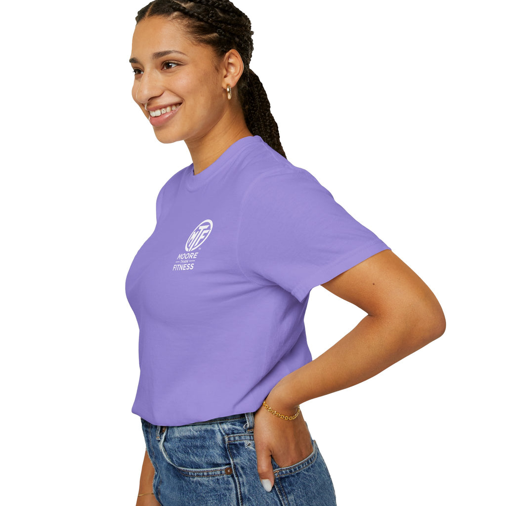 Discipline Builds Strength Purpose Builds Legacy T-Shirt — Moore Fitness Motivational Tee