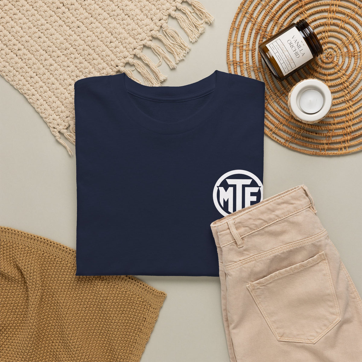 Moore Than Fitness Logo T‑Shirt — Gym Tee with MTF Emblem