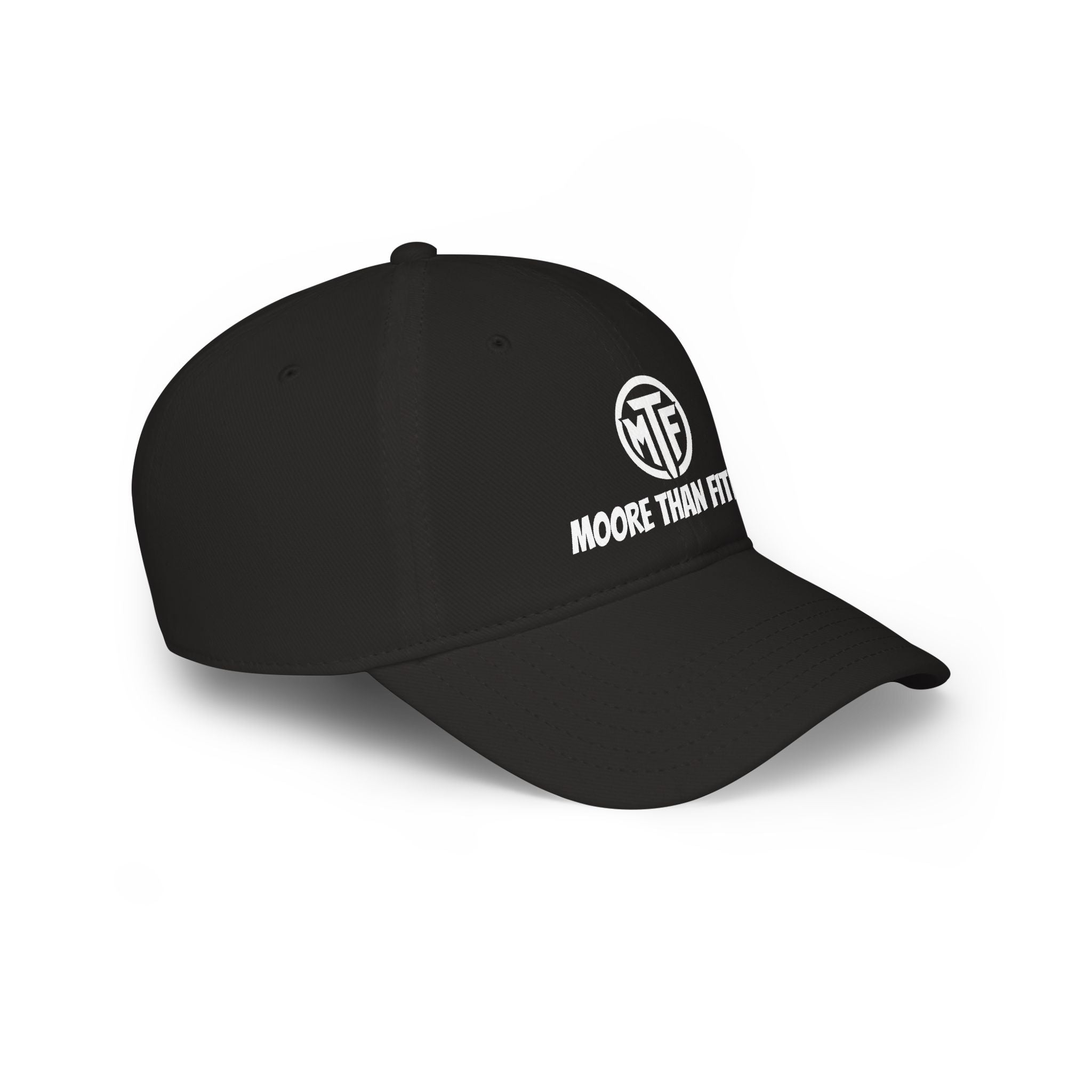Moore Than Fitness Low Profile Baseball Cap – MTF Logo Athletic Hat
