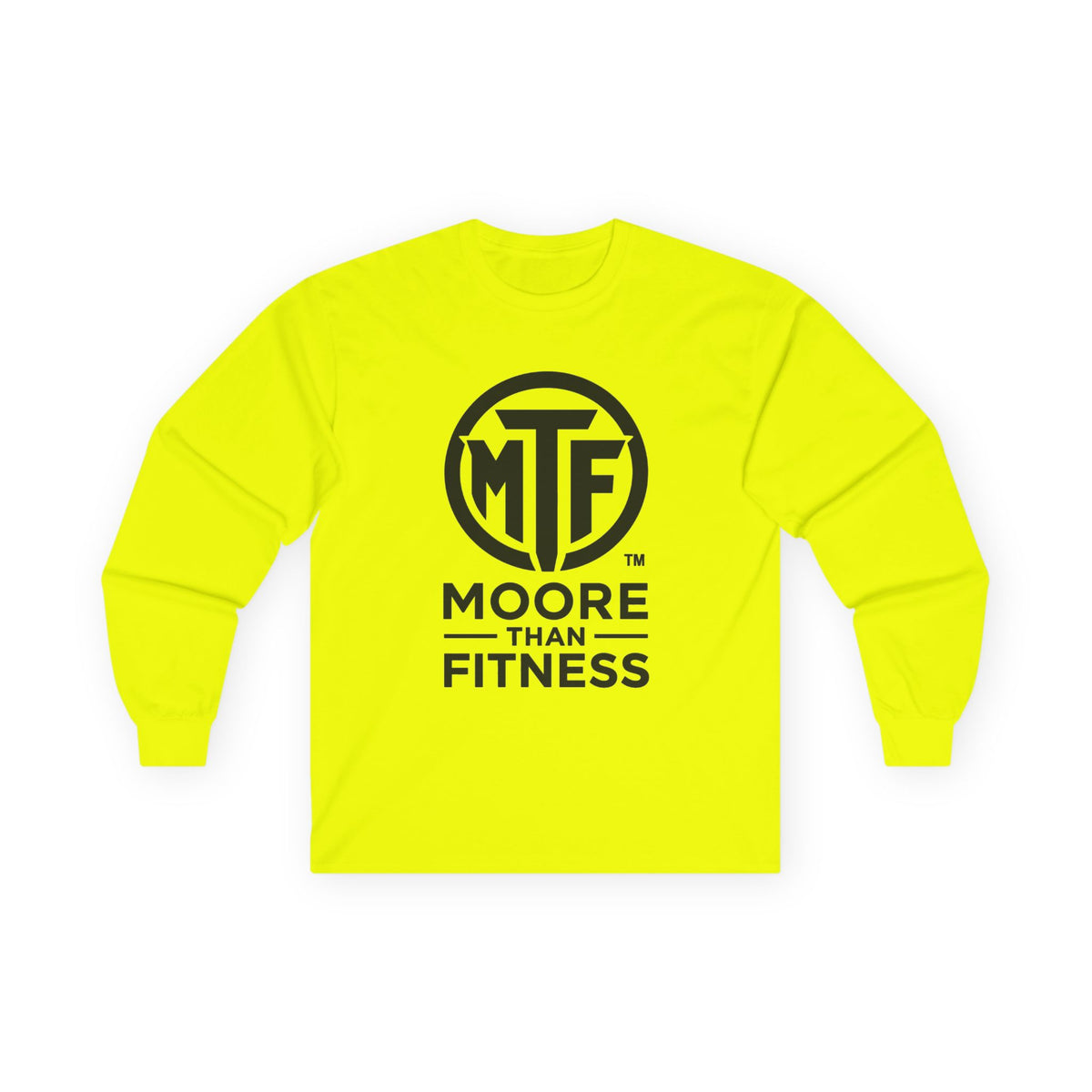 Moore Than Fitness Long Sleeve Tee — MTF Logo Athletic Shirt