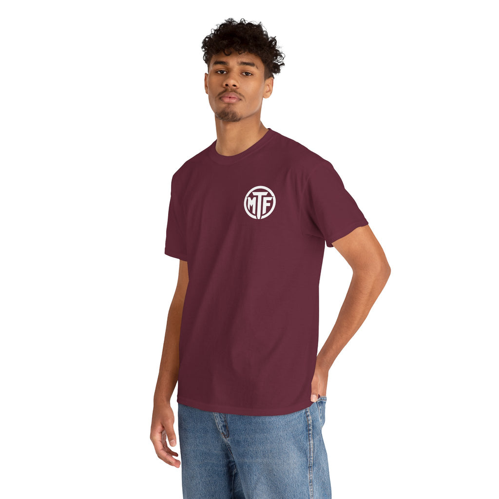 Moore Than Fitness Logo T‑Shirt — Gym Tee with MTF Emblem