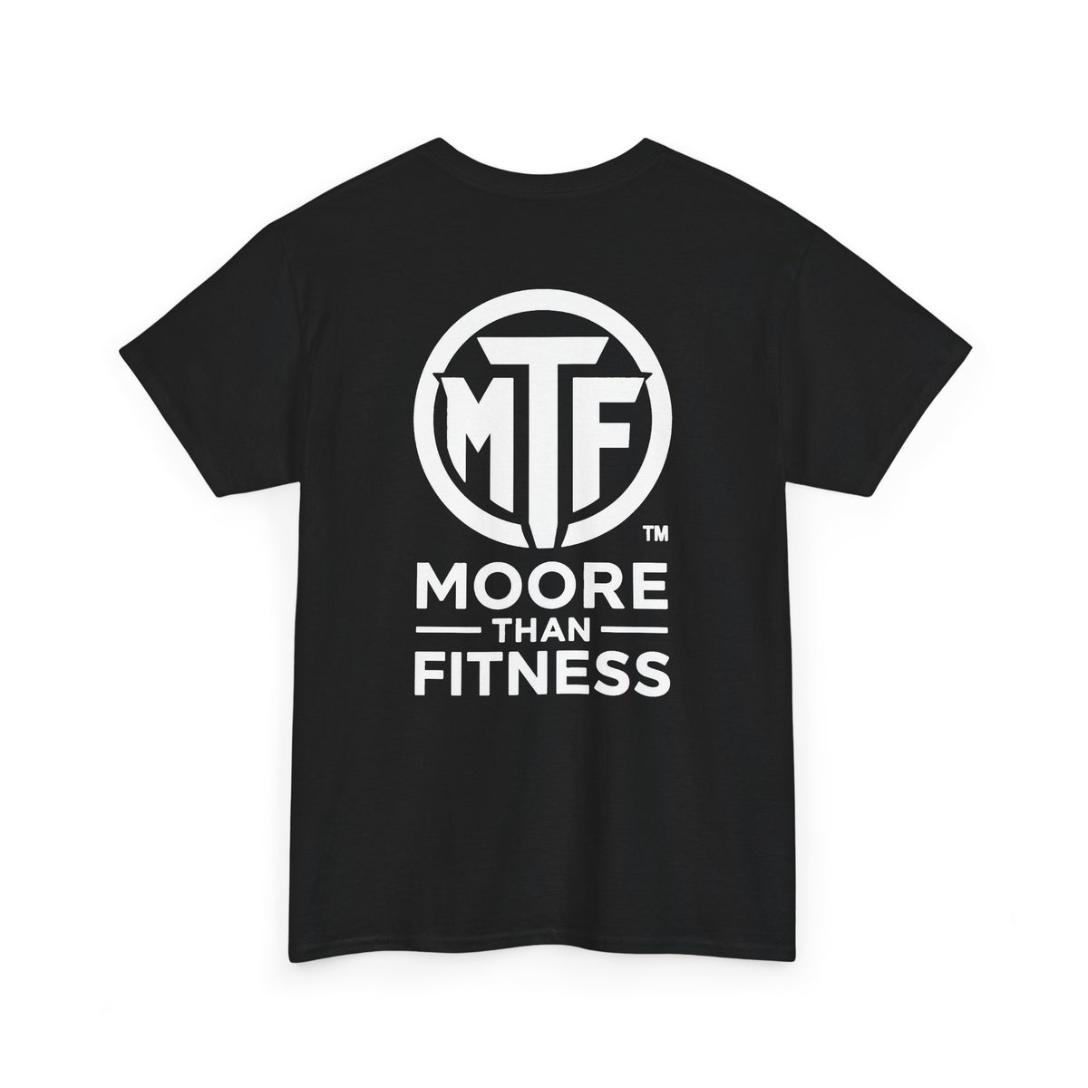 Moore Than Fitness Logo T‑Shirt — Gym Tee with MTF Emblem