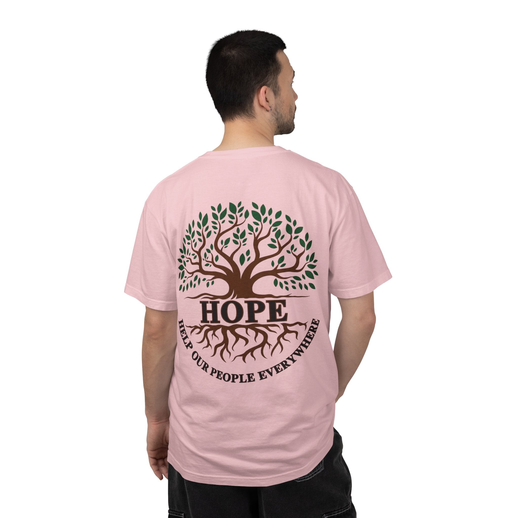 Hope Tree T-Shirt — "Help Our People Everywhere" Comfort Tee