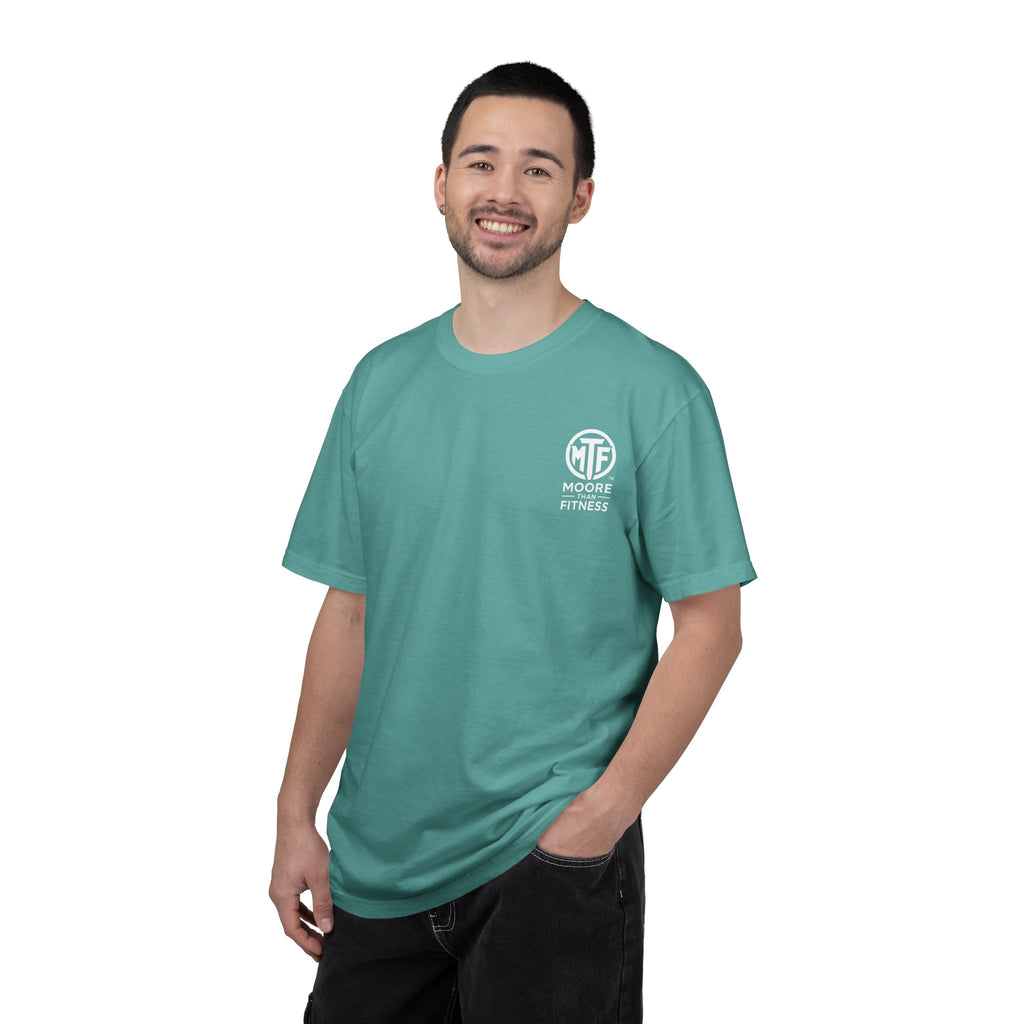 Discipline Builds Strength Purpose Builds Legacy T-Shirt — Moore Fitness Motivational Tee