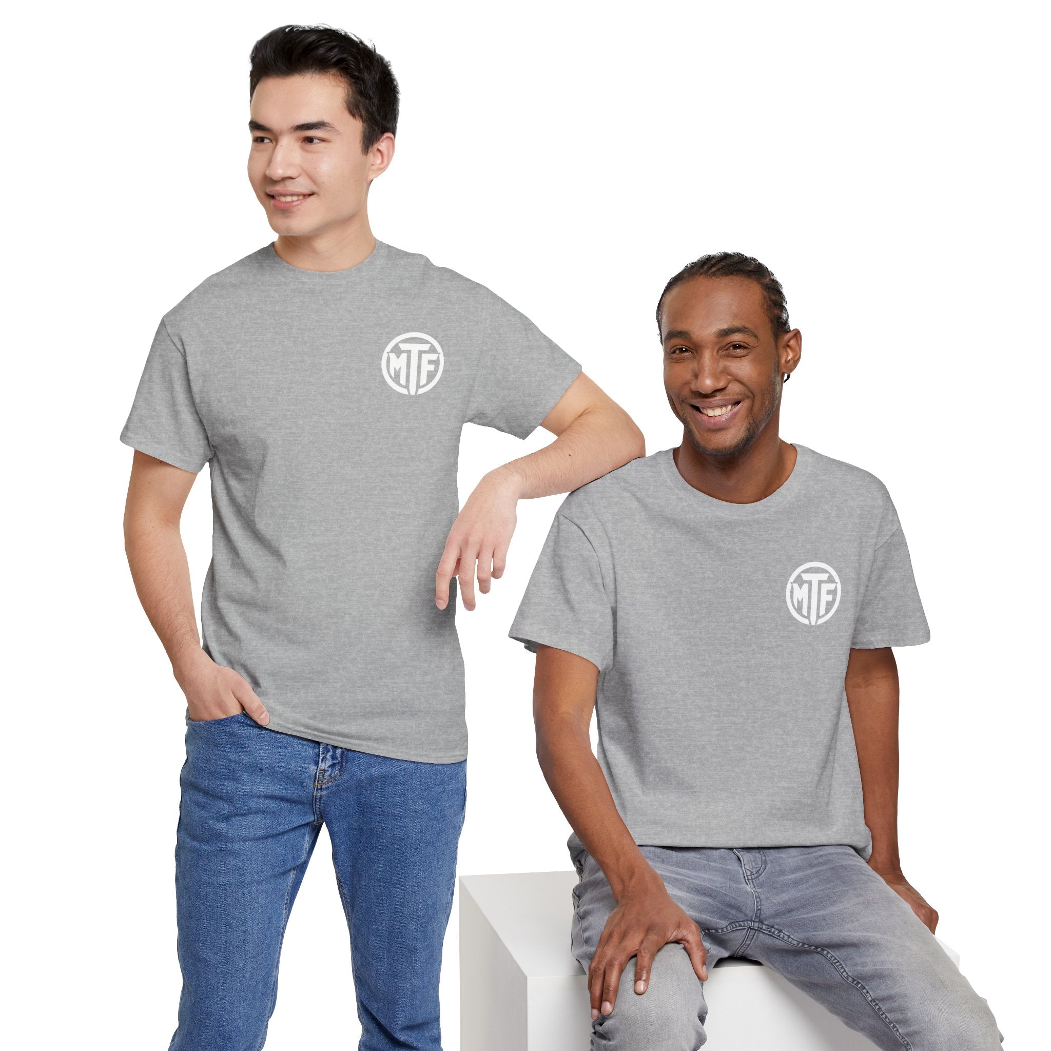 Moore Than Fitness Logo T‑Shirt — Gym Tee with MTF Emblem