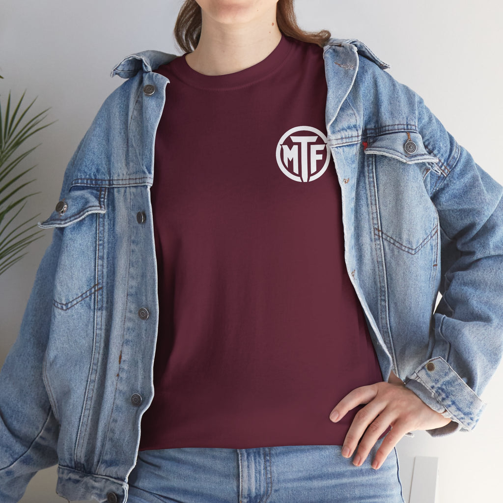 Moore Than Fitness Logo T‑Shirt — Gym Tee with MTF Emblem