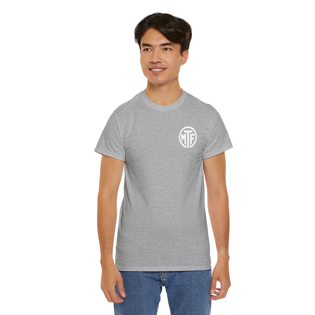 Moore Than Fitness Logo T‑Shirt — Gym Tee with MTF Emblem