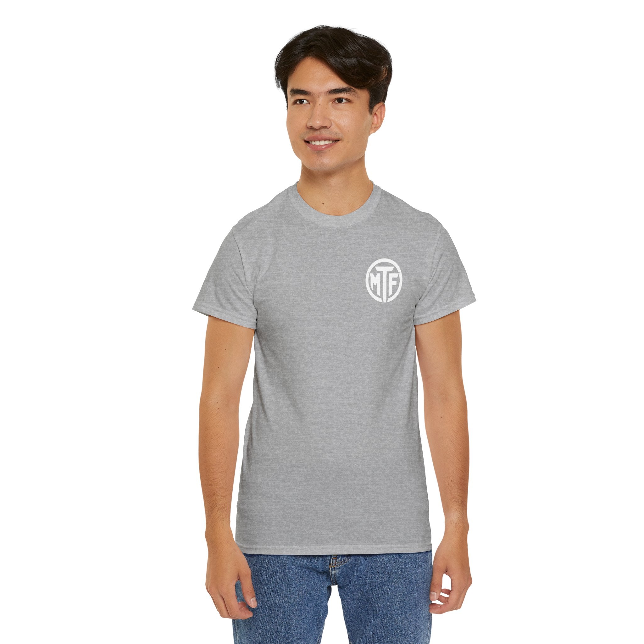 Moore Than Fitness Logo T‑Shirt — Gym Tee with MTF Emblem
