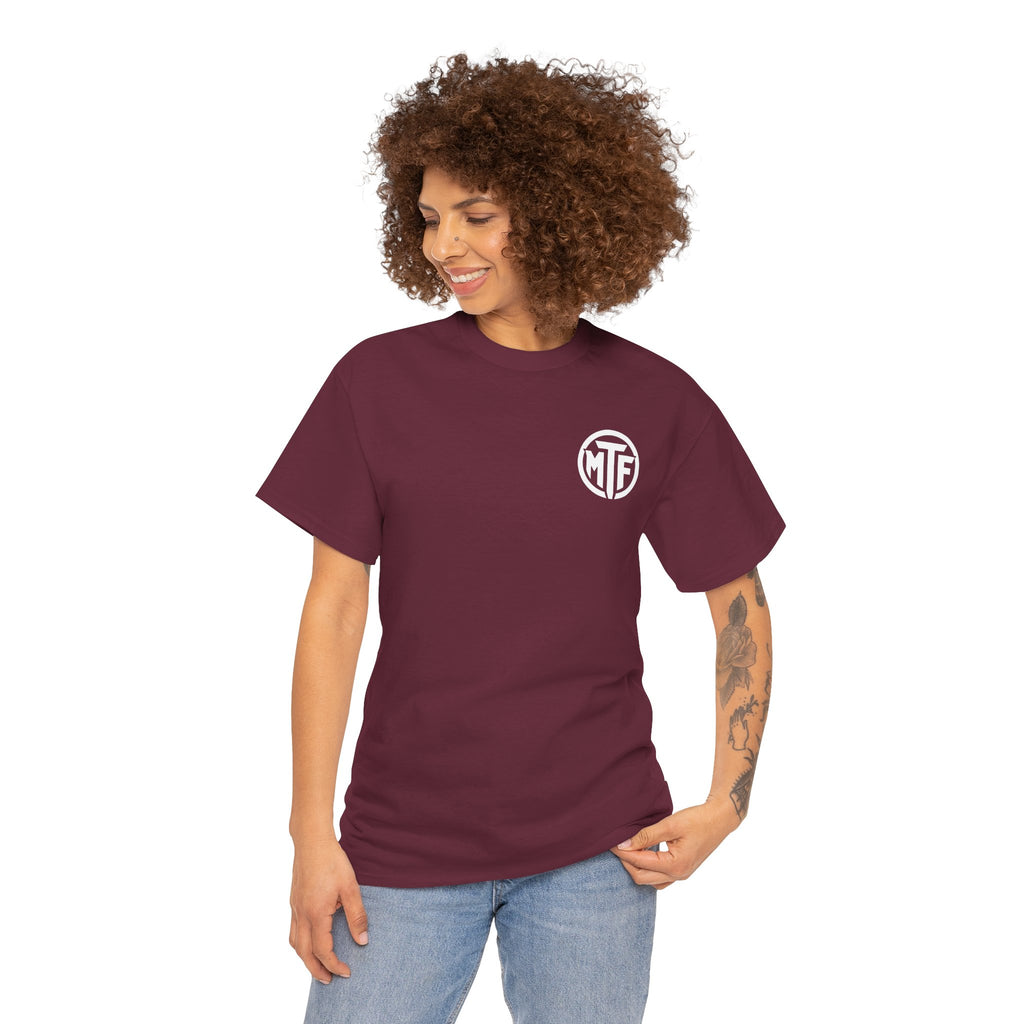 Moore Than Fitness Logo T‑Shirt — Gym Tee with MTF Emblem