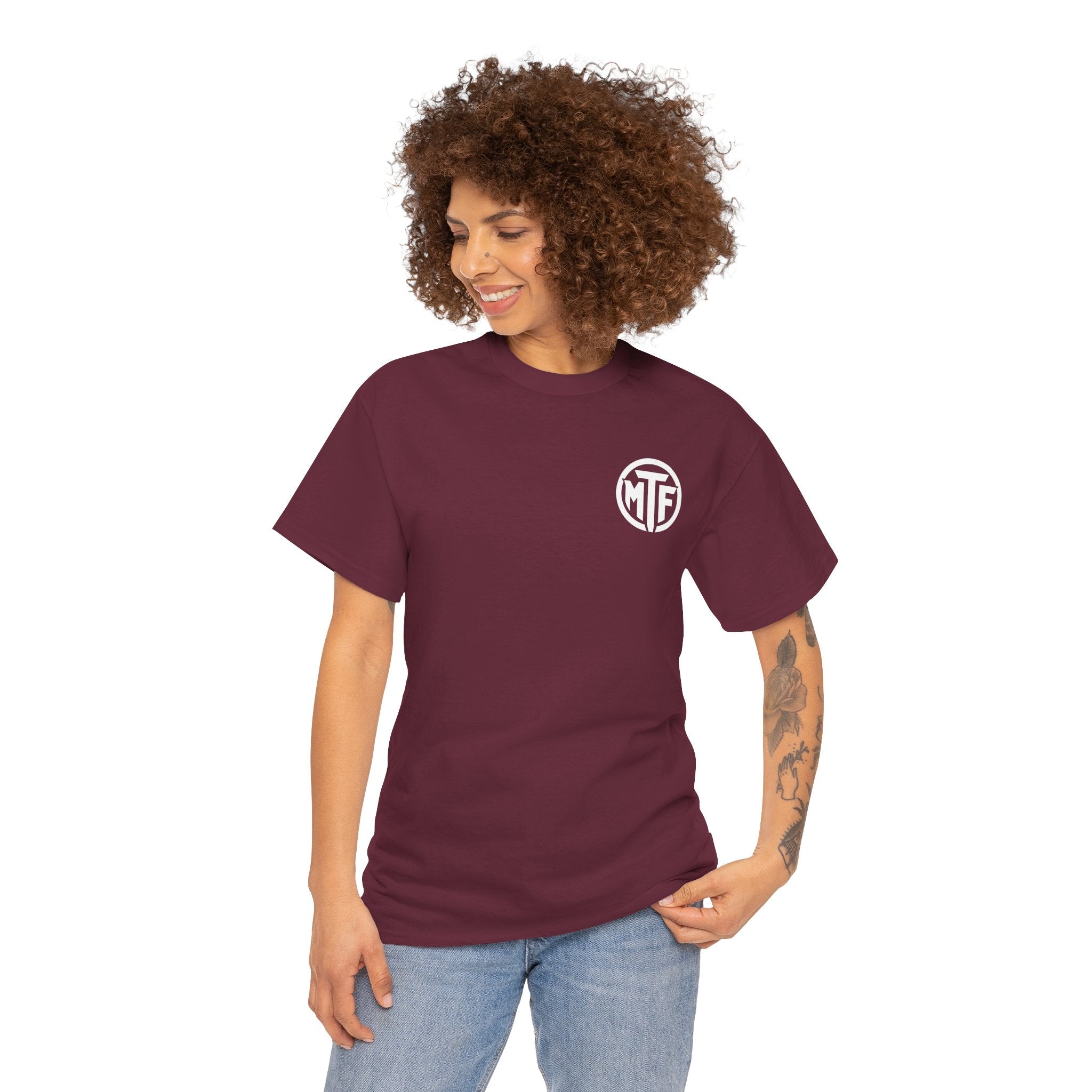 Moore Than Fitness Logo T‑Shirt — Gym Tee with MTF Emblem