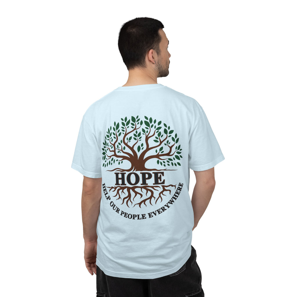 Hope Tree T-Shirt — "Help Our People Everywhere" Comfort Tee