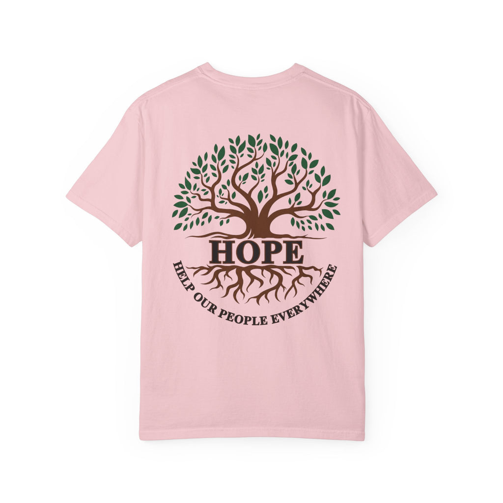 Hope Tree T-Shirt — "Help Our People Everywhere" Comfort Tee