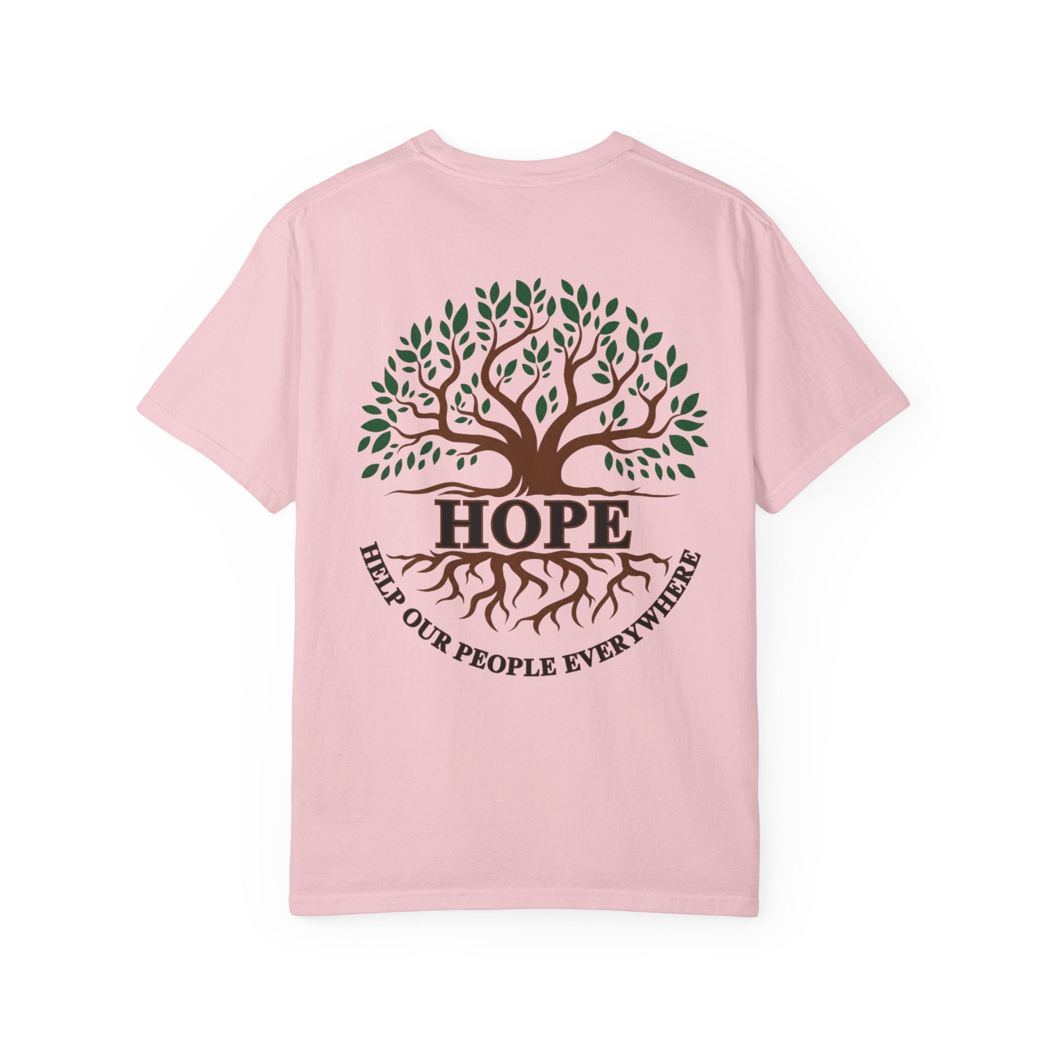 Hope Tree T-Shirt — "Help Our People Everywhere" Comfort Tee