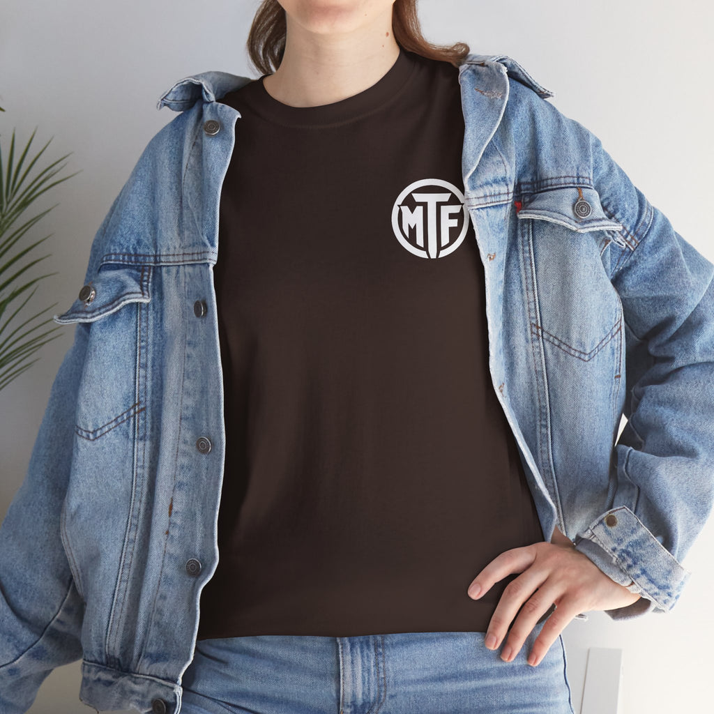 Moore Than Fitness Logo T‑Shirt — Gym Tee with MTF Emblem