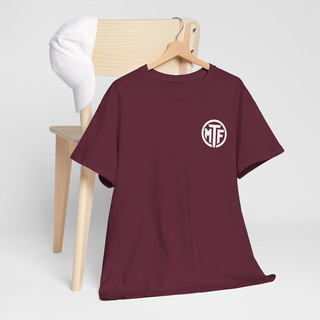 Moore Than Fitness Logo T‑Shirt — Gym Tee with MTF Emblem