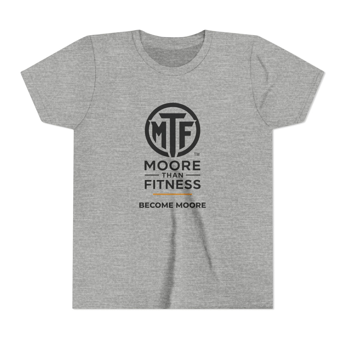 Youth Tee — Moore Than Fitness 'Become Moore' Logo Tee (Move With Purpose)