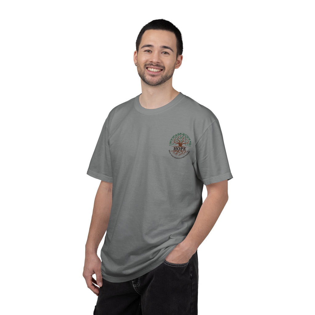 Hope Tree T-Shirt — "Help Our People Everywhere" Comfort Tee