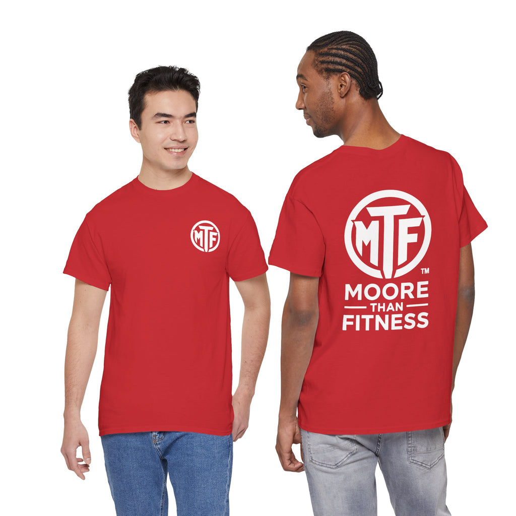 Moore Than Fitness Logo T‑Shirt — Gym Tee with MTF Emblem