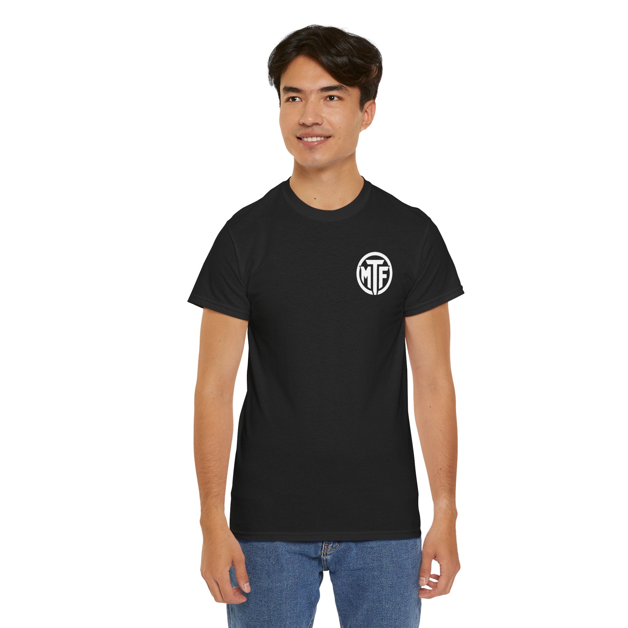 Moore Than Fitness Logo T‑Shirt — Gym Tee with MTF Emblem
