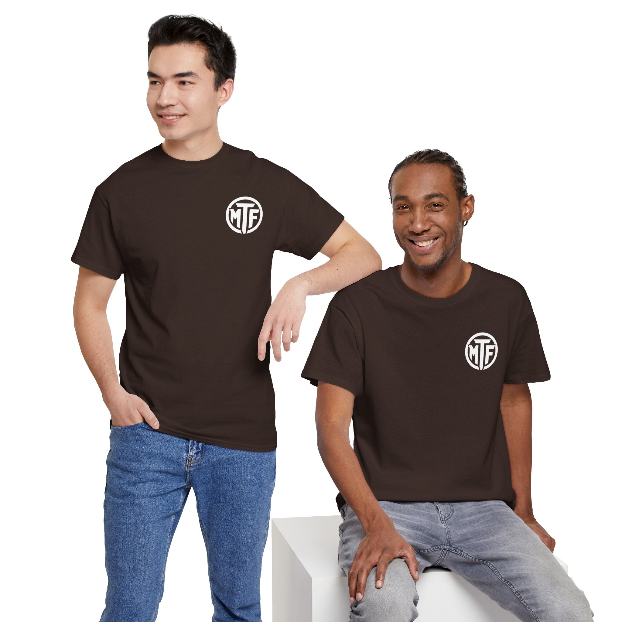 Moore Than Fitness Logo T‑Shirt — Gym Tee with MTF Emblem