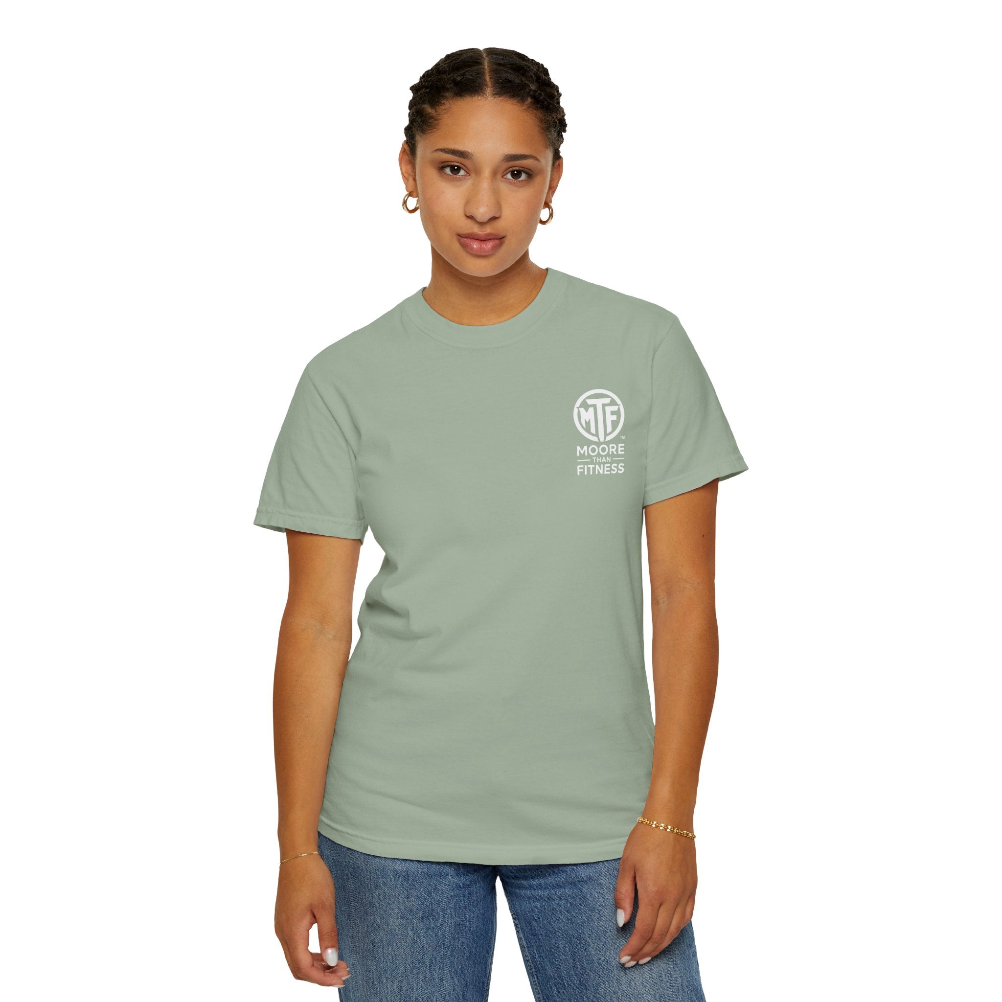 Discipline Builds Strength Purpose Builds Legacy T-Shirt — Moore Fitness Motivational Tee